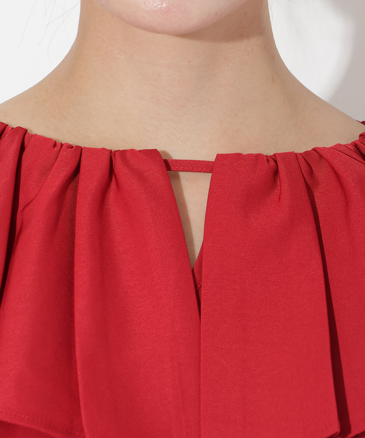 アンドクチュール「フリルケープブラウス」|シャツ・ブラウス|