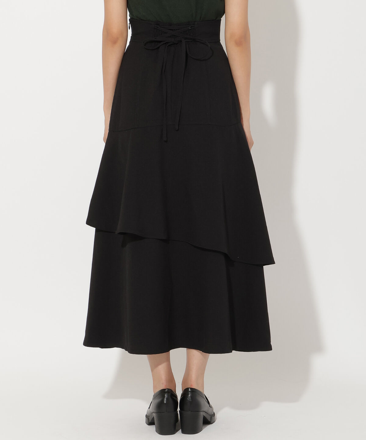 アンドクチュール「インナーミニティアードスカート」|フレア|