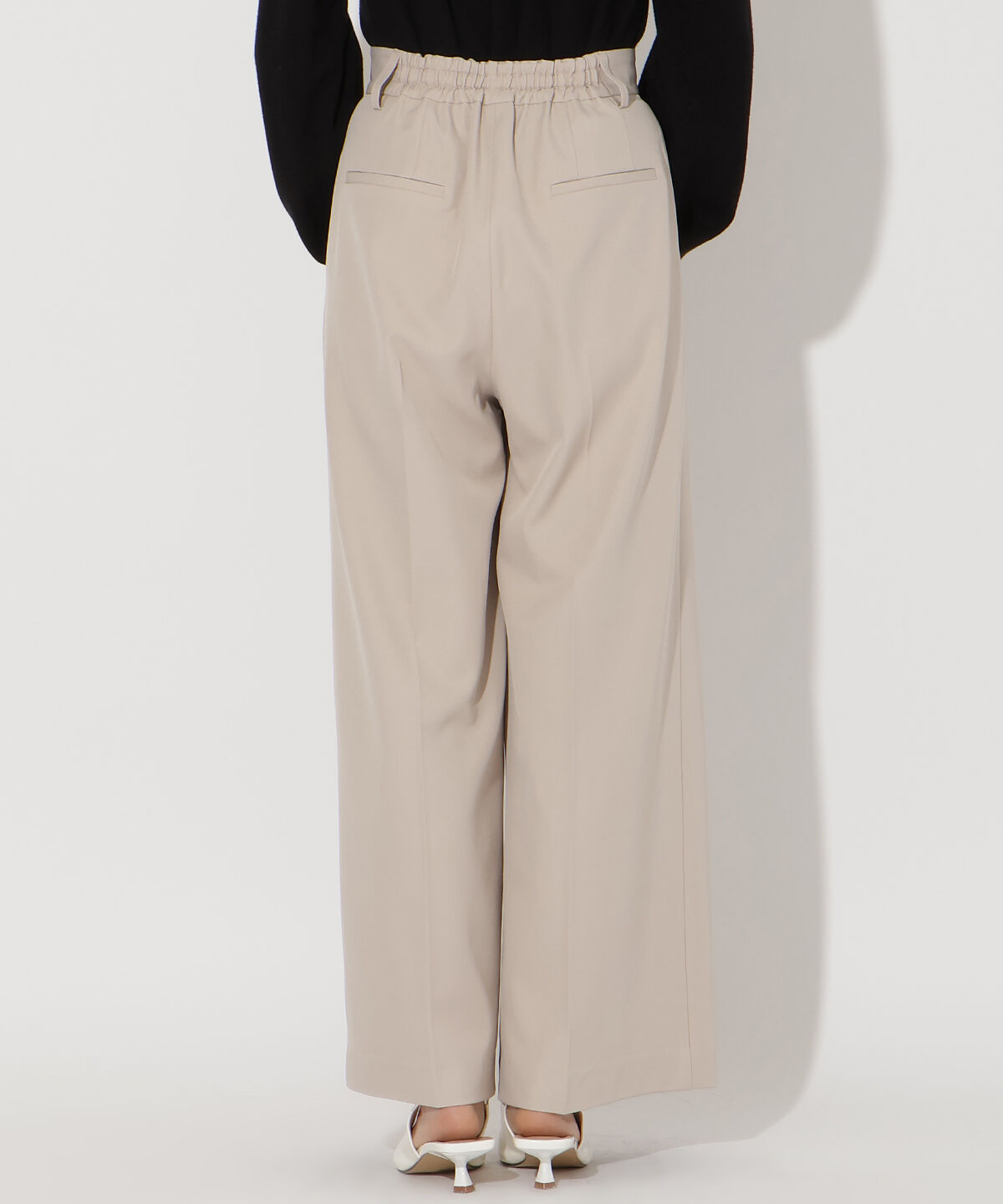 アンドクチュール「タックワイドパンツ」|その他|