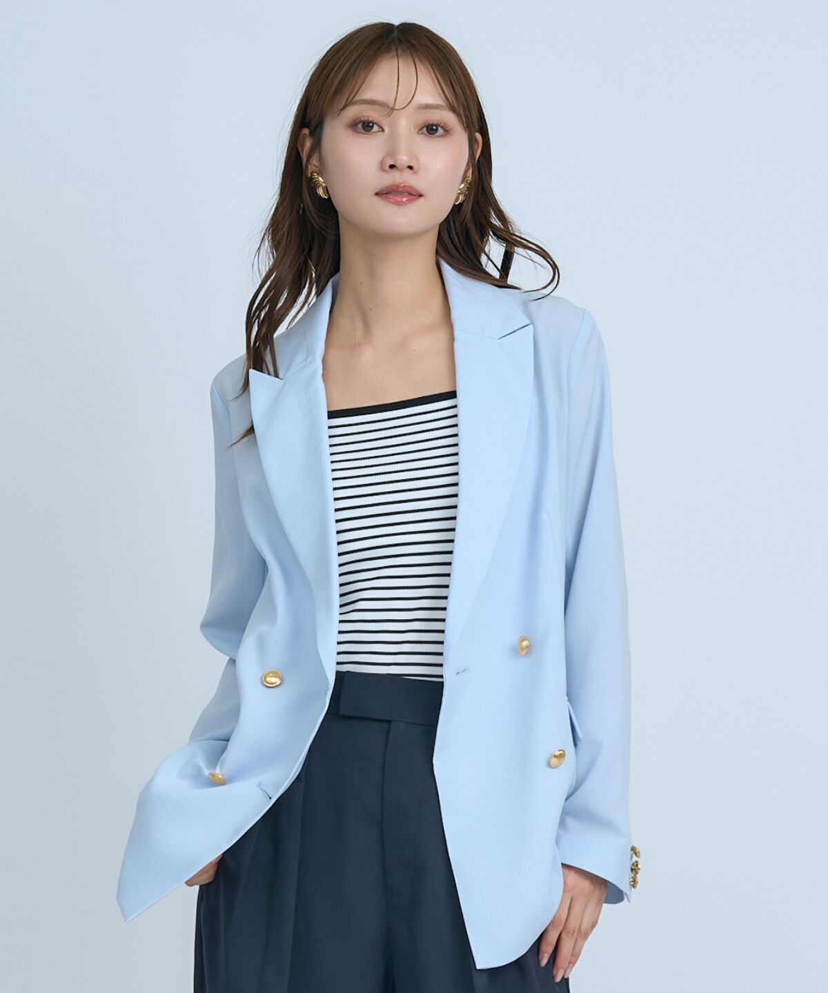 アンドクチュール「シアーテーラードジャケット」|テーラードジャケット|