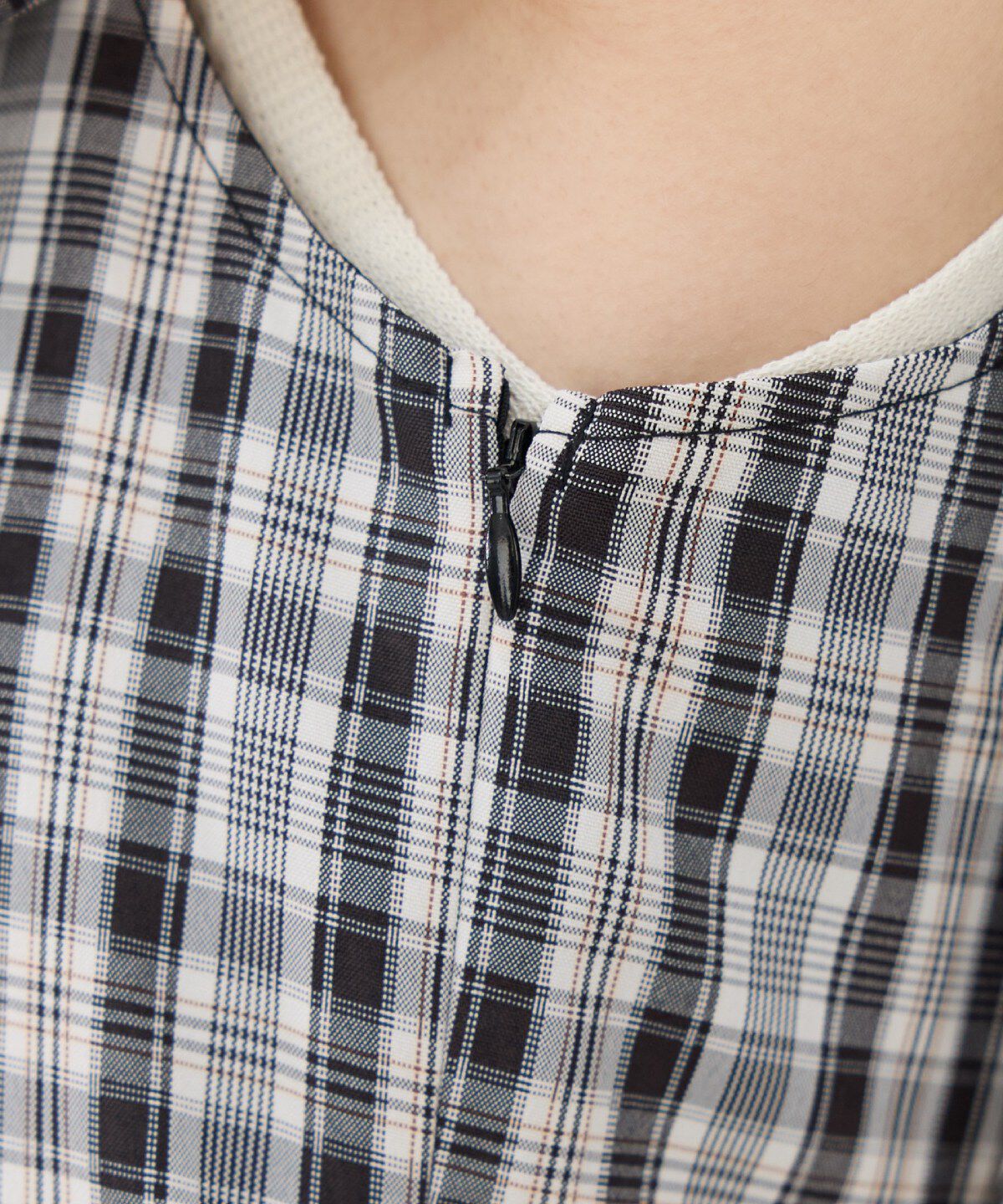 REDYAZEL「2wayフリルショルダーチェックワンピース」|ワンピース|