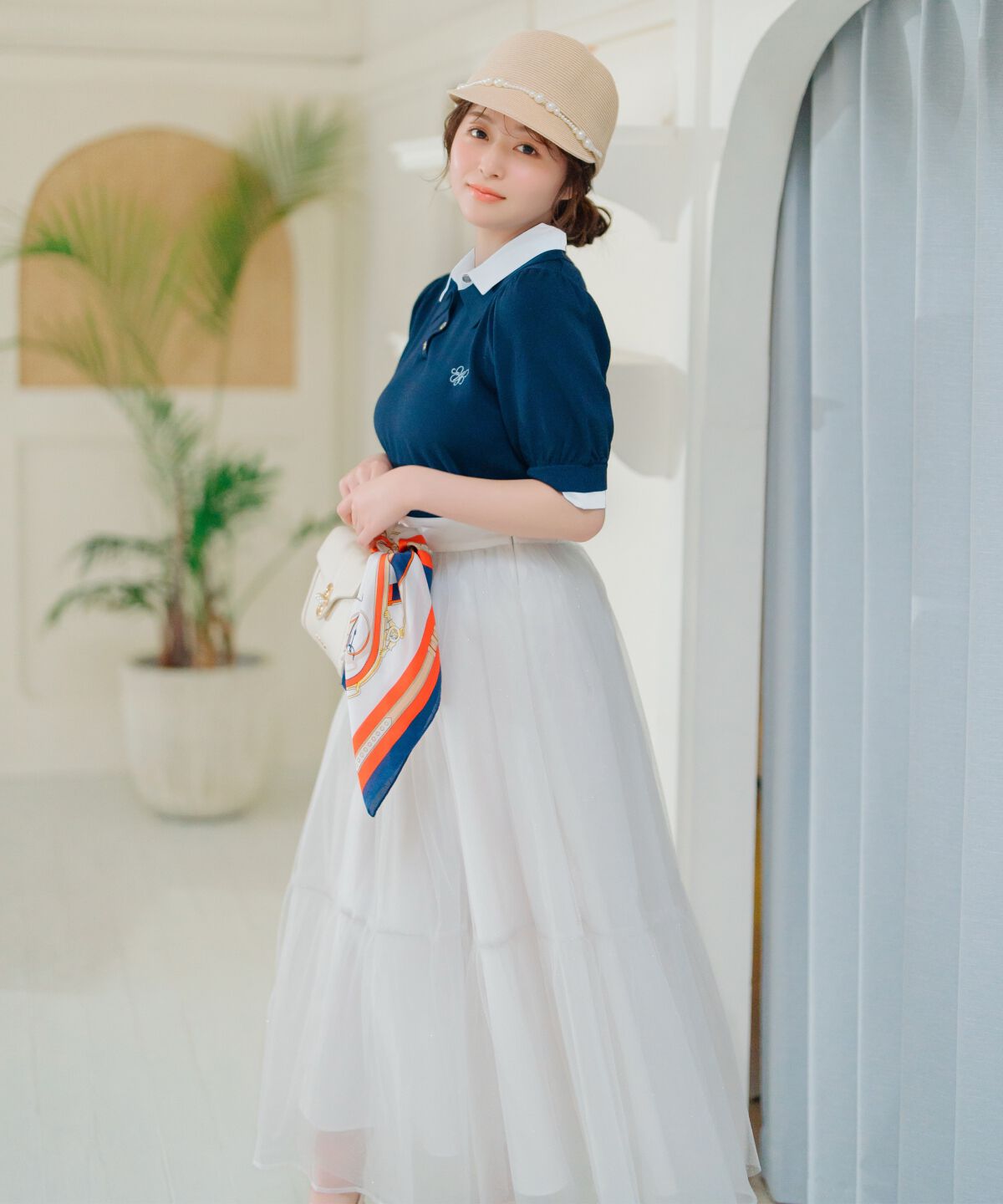 WILLSELECTION「ラメチュールティアードスカート」|フレア|