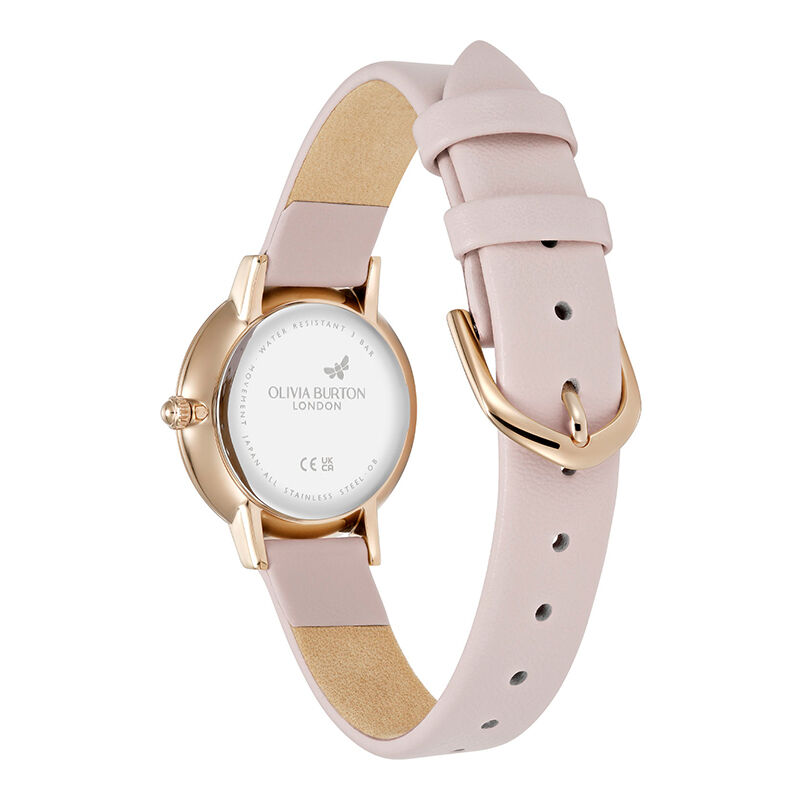 OLIVIA BURTON 「〈OLIVIA BURTON(ｵﾘﾋﾞｱﾊﾞｰﾄﾝ)〉ｼｸﾞﾈﾁｬｰ 28mm ｱﾌﾞｽﾄﾗｸﾄ ﾌﾛｰﾗﾙ ﾌﾟﾘﾑﾛｰｽﾞﾚｻﾞｰ」|腕時計|