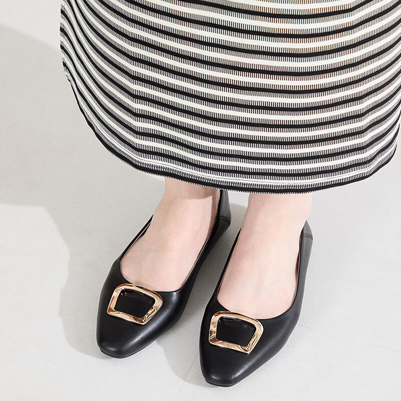 WA Oriental TRaffic「●2026春夏新作●ゴールドモチーフフラットパンプス/62109」|パンプス|