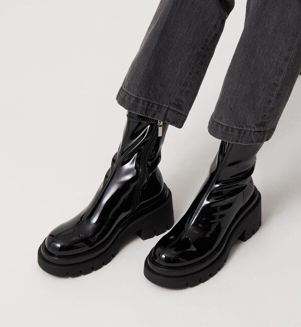 SY UNITED ARROWS「＜SY＞ タンクソールスト ショートブーツ75&uarr;」|ショートブーツ|