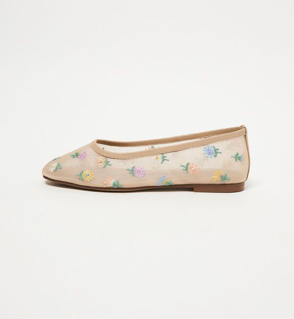 ODETTE E ODILE「フラワーチュール フラット10&uarr;」|パンプス|