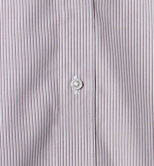 UNITED ARROWS「イージーケア AG オルタネイトストライプ ラウンドレギュラーカラーシャツ 抗菌防臭」|シャツ・ブラウス|