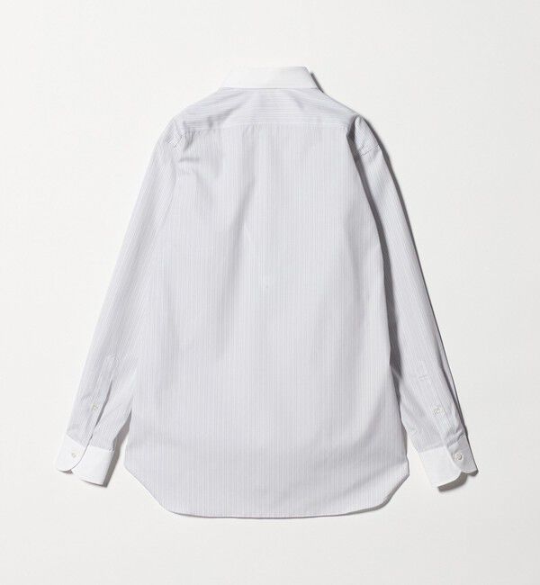 UNITED ARROWS「イージーケア AG ダブルストライプ セミワイドカラー クレリックシャツ ー抗菌防臭ー」|シャツ・ブラウス|