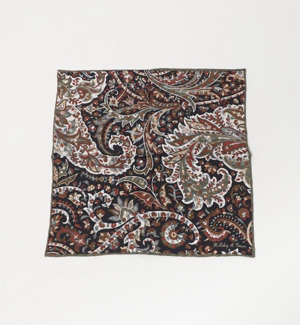 UNITED ARROWS「＜HOLLIDAY＆BROWN＞ ペイズリー プリント ポケットチーフ」|ハンカチ|
