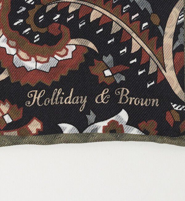 UNITED ARROWS「＜HOLLIDAY＆BROWN＞ ペイズリー プリント ポケットチーフ」|ハンカチ|