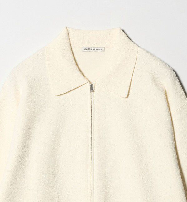 UNITED ARROWS「ブークレー ダブルフェイス ジップブルゾン」|カーディガン|