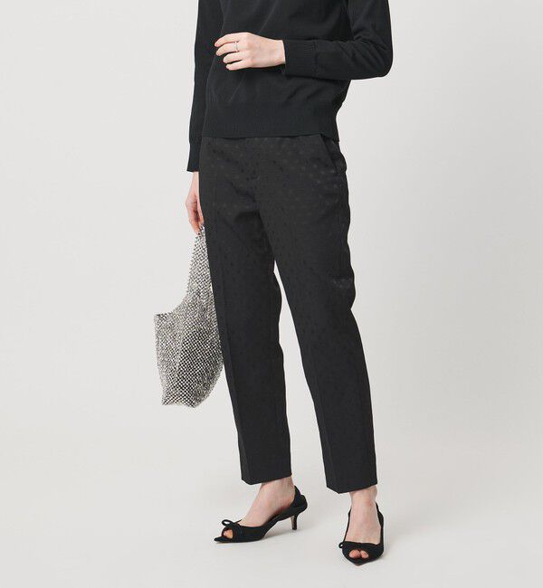 UNITED ARROWS「フクレドットジャガード スリムパンツ ‐ウォッシャブル‐」|チノ|