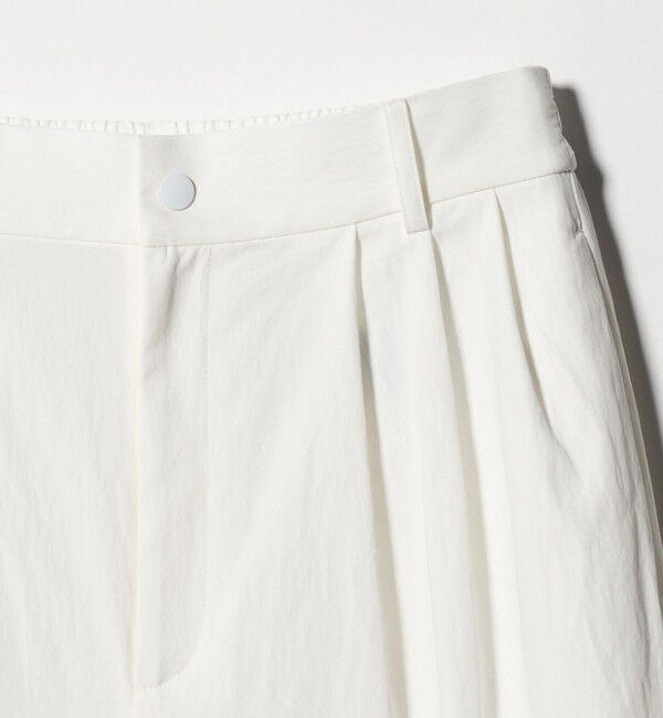 UNITED ARROWS「ツイル ダブルタック イージーパンツ OFF WHITE」|チノ|