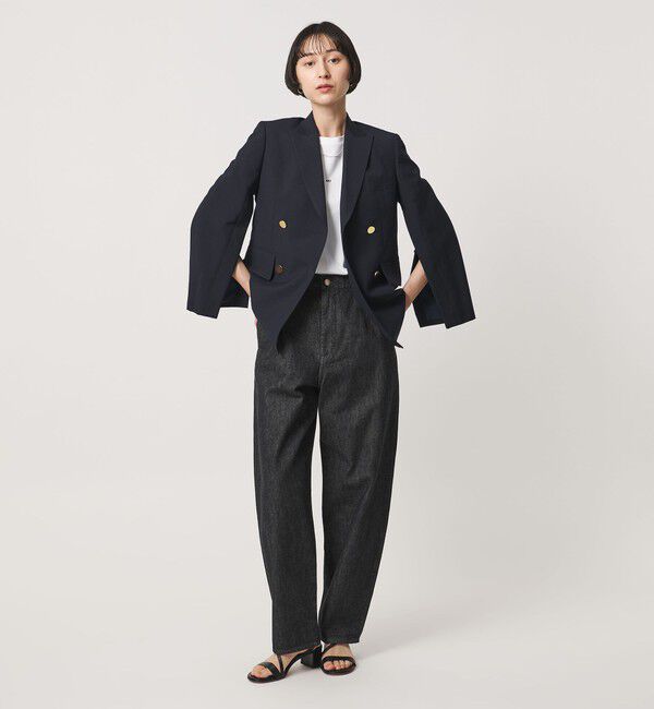 UNITED ARROWS「カーブ デニムパンツ」|デニム|