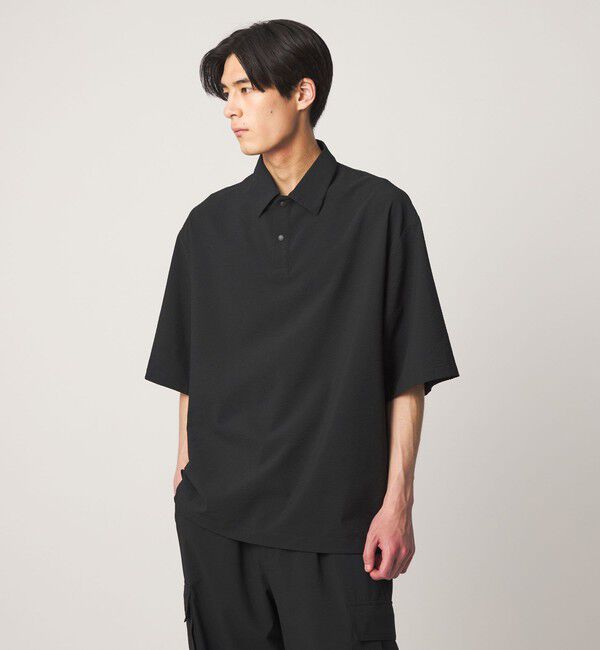 UNITED ARROWS「DotAir ドットエア サッカー ヘムコード ポロシャツ　吸水速乾」|ポロシャツ|