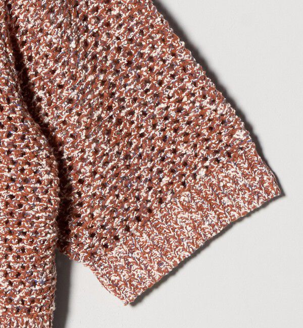 AEWEN MATOPH「＜AEWEN MATOPH＞ミックスヤーン ショートスリーブ カーディガン」|カーディガン|