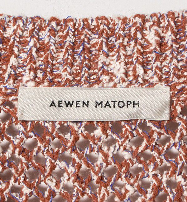 AEWEN MATOPH「＜AEWEN MATOPH＞ミックスヤーン ショートスリーブ カーディガン」|カーディガン|