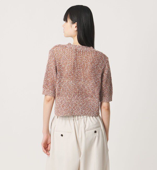 AEWEN MATOPH「＜AEWEN MATOPH＞ミックスヤーン ショートスリーブ カーディガン」|カーディガン|