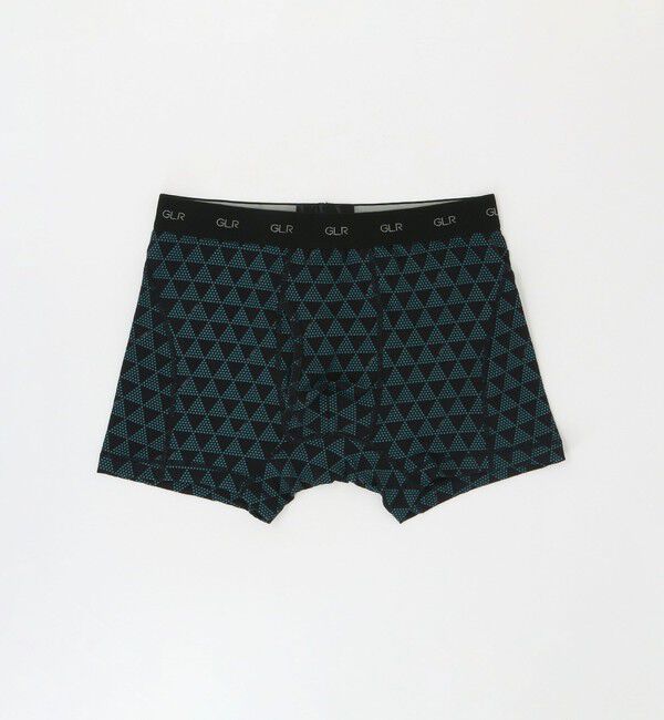 UNITED ARROWS green label relaxing「FINE/OGC 刺し子風 ボクサーパンツ」|インナー|BLACK