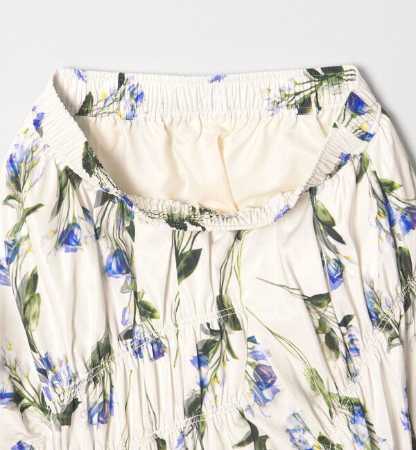 EMMEL REFINES「＜EMMEL REFINES＞EM フラワープリント シャーリング スカート」|スカート|