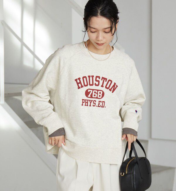 UNITED ARROWS green label relaxing「【別注】＜Champion＞プリント スウェット プルオーバー」|スウェット・ジャージ|NATURAL