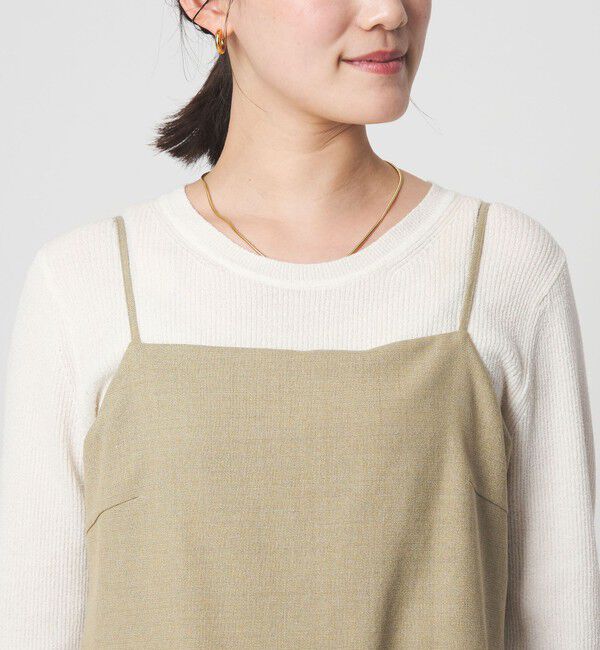 UNITED ARROWS green label relaxing「［size SHORT/TALLあり］ラミーブレンド オールインワン」|オールインワン|