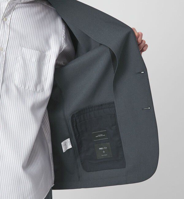 UNITED ARROWS green label relaxing「FREELITCH カジュアル 2B ジャケット -2WAYストレッチ・吸水速乾-」|テーラードジャケット|