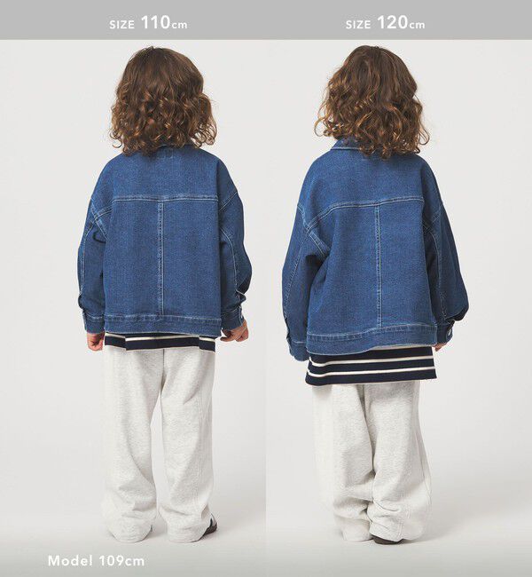 UNITED ARROWS green label relaxing「デニム ブルゾン / キッズ  ストレッチ 100cm-160cm」|その他|