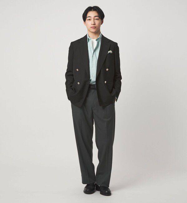 UNITED ARROWS green label relaxing「TW トロピカル ダブルブレスト 4B ブレザー ジャケット」|テーラードジャケット|