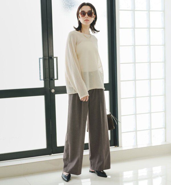 UNITED ARROWS green label relaxing「【結論シリーズ】ニーハイワイドパンツ［size SHORT/TALLあり］」|その他|