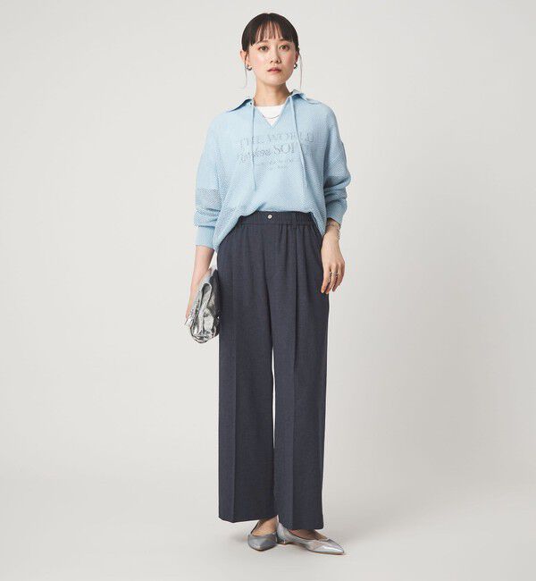 UNITED ARROWS green label relaxing「【結論シリーズ】ニーハイワイドパンツ［size SHORT/TALLあり］」|その他|