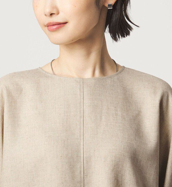 UNITED ARROWS green label relaxing「リネンライク ブラウス マシンウォッシャブル ストレッチ UVカット」|シャツ・ブラウス|