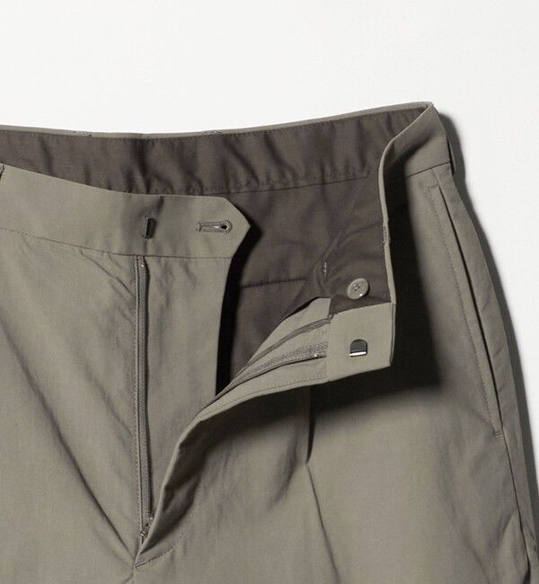 UNITED ARROWS green label relaxing「ナイロンオックス 1プリーツ W3 ワイドパンツ -撥水-」|その他|