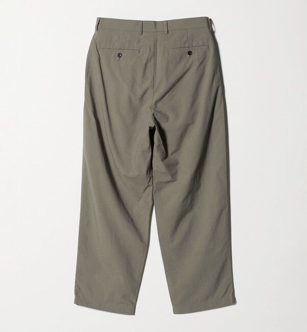 UNITED ARROWS green label relaxing「ナイロンオックス 1プリーツ W3 ワイドパンツ -撥水-」|その他|