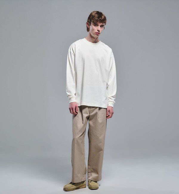 UNITED ARROWS green label relaxing「ALBINI ハイゲージ モクロディ クルーネック カットソー」|Tシャツ・カットソー|