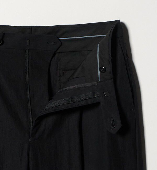 UNITED ARROWS green label relaxing「FINE BASIC コットンナイロン ツイル 2プリーツ W4 ワイドスラックス」|その他|