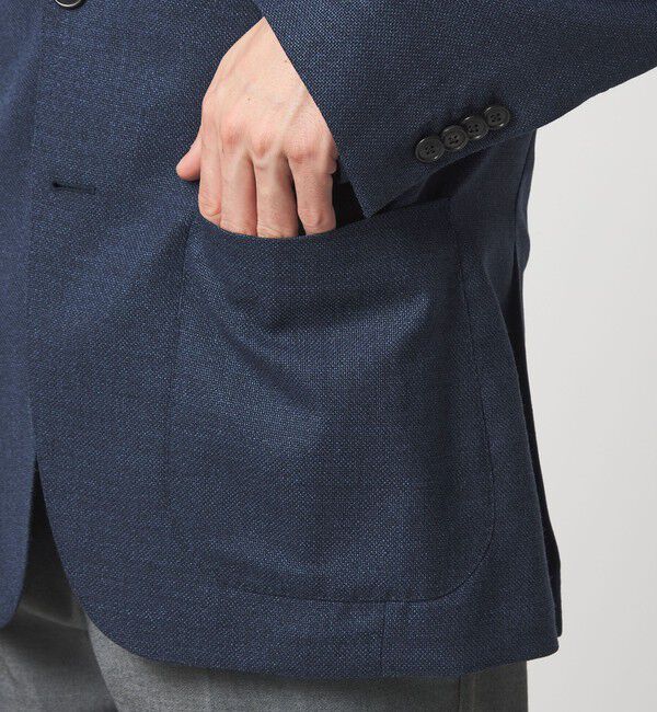 UNITED ARROWS green label relaxing「REDA MESH 無地 2B RG ジャケット」|テーラードジャケット|