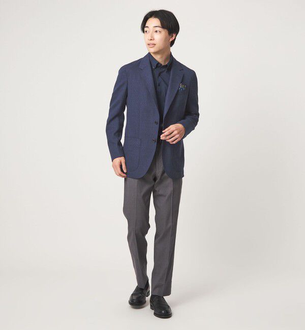 UNITED ARROWS green label relaxing「REDA MESH 無地 2B RG ジャケット」|テーラードジャケット|