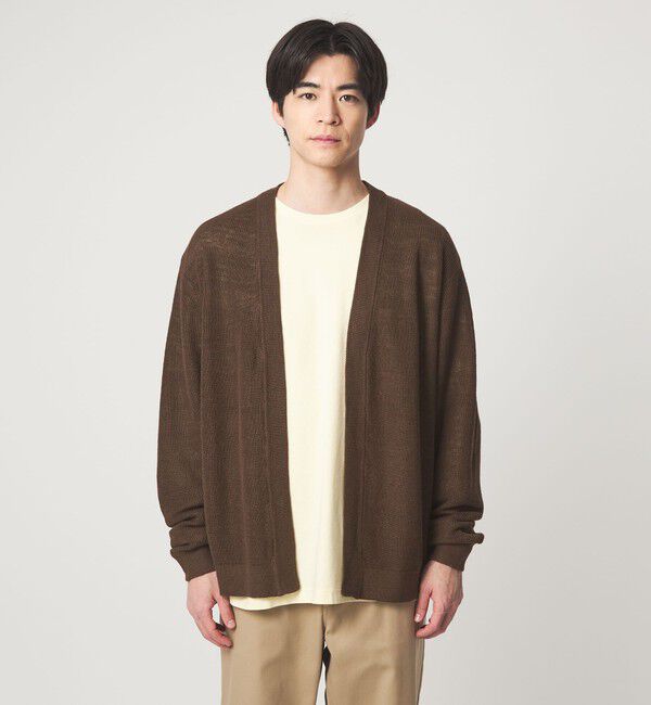 UNITED ARROWS green label relaxing「リネン アゼ イージーカーディガン」|カーディガン|