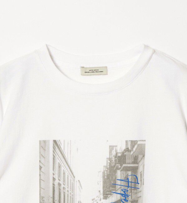 UNITED ARROWS green label relaxing「【WEB限定】＜at ease＞アソート フォトプリント ショートスリーブ カットソー」|Tシャツ・カットソー|