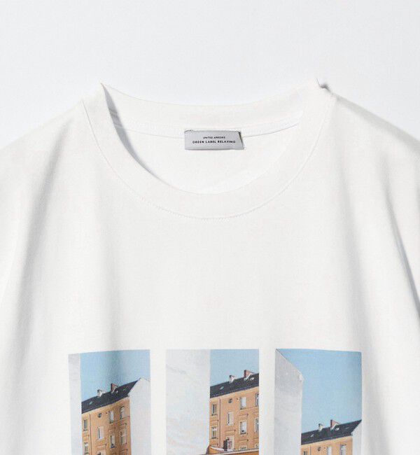 UNITED ARROWS green label relaxing「コラージュ フォト ショートスリーブ Tシャツ」|Tシャツ・カットソー|