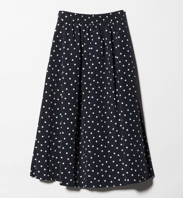 UNITED ARROWS green label relaxing「タック フレア スカート 2 ドット」|フレア|