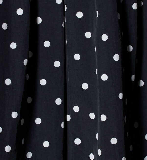 UNITED ARROWS green label relaxing「タック フレア スカート 2 ドット」|フレア|