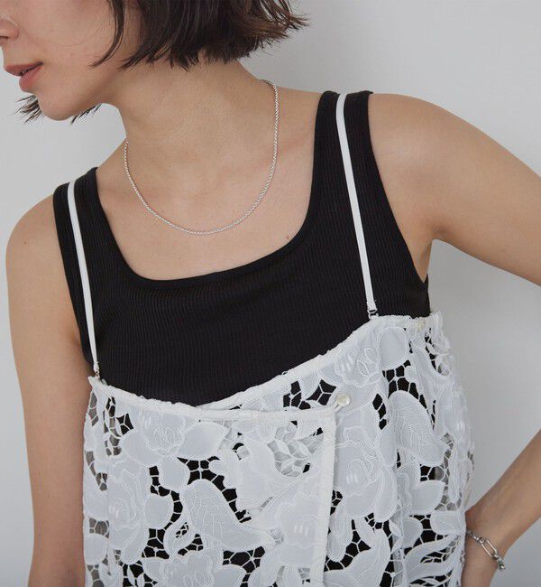 UNITED ARROWS green label relaxing「デコルテタンクトップ / カップインナー」|タンクトップ|