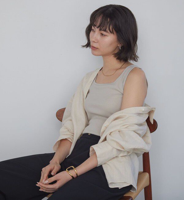 UNITED ARROWS green label relaxing「デコルテタンクトップ / カップインナー」|タンクトップ|