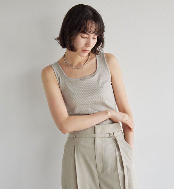 UNITED ARROWS green label relaxing「デコルテタンクトップ / カップインナー」|タンクトップ|