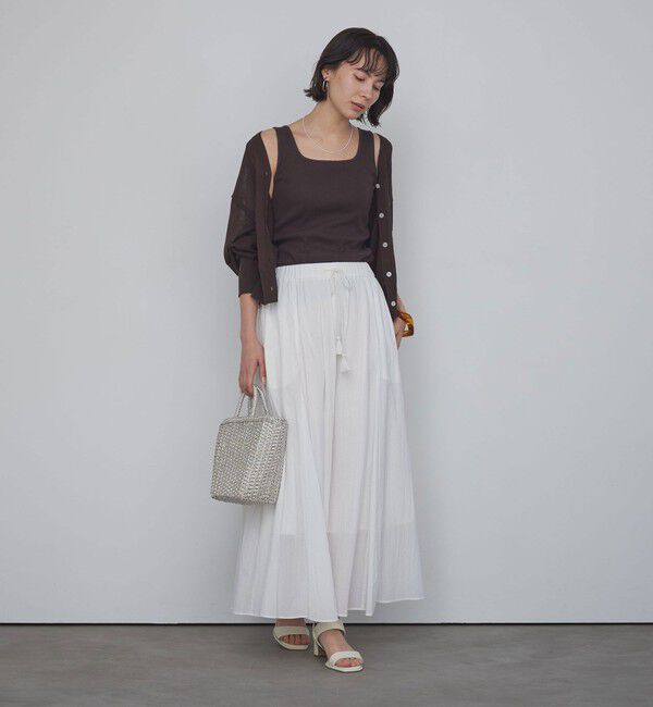 UNITED ARROWS green label relaxing「デコルテタンクトップ / カップインナー」|タンクトップ|