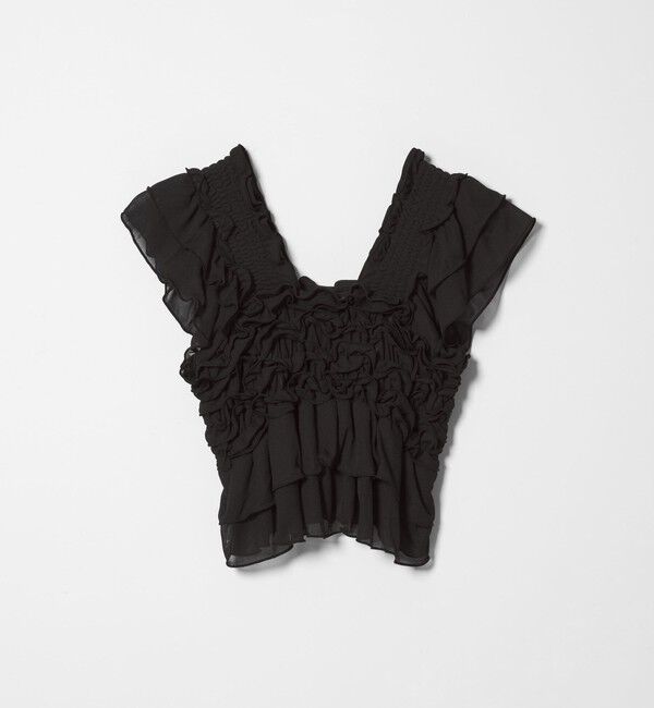 EMMEL REFINES「＜EMMEL REFINES＞EM フリルカット ビスチェ」|Tシャツ・カットソー|