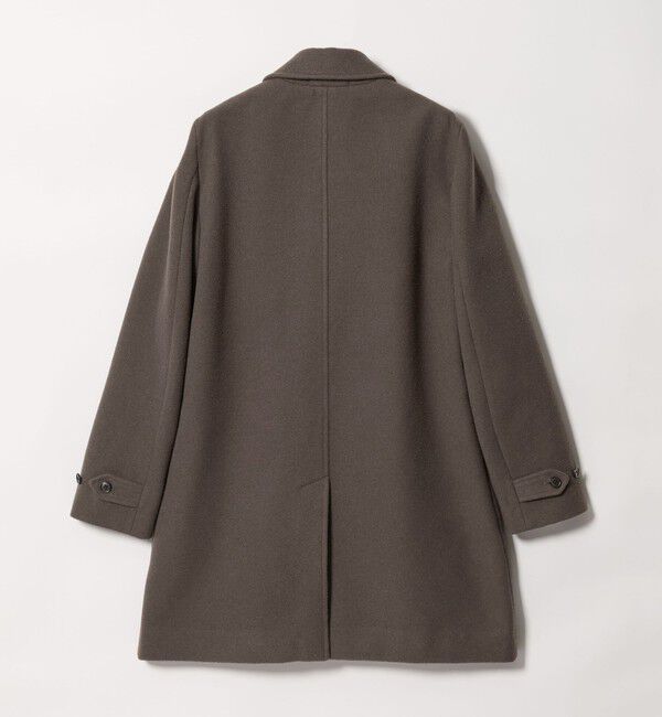 BEAUTY&YOUTH UNITED ARROWS「【WEB限定 WARDROBE SMART】PE メルトン バルカラーコート」|ステンカラーコート|