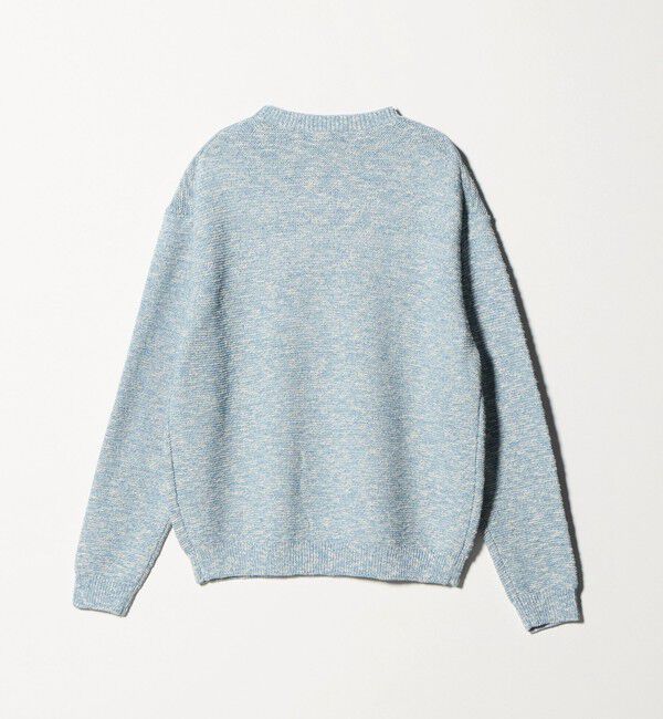 BEAUTY&YOUTH UNITED ARROWS「ガーター ステッチ スラブ クルーネック ニット ウォッシャブル」|ニット・セーター|